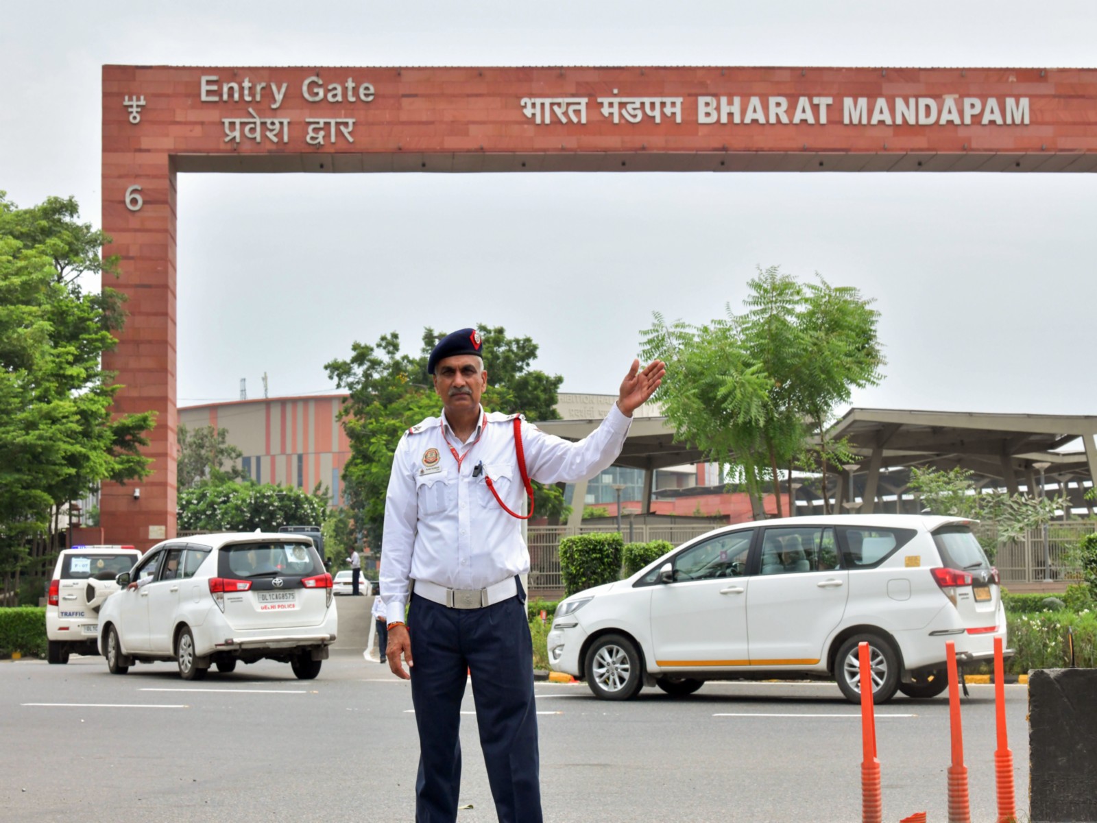 Delhi Traffic Police Conducts Carcade Rehearsal Ahead of BRICS Summit (File Photo/ANI)