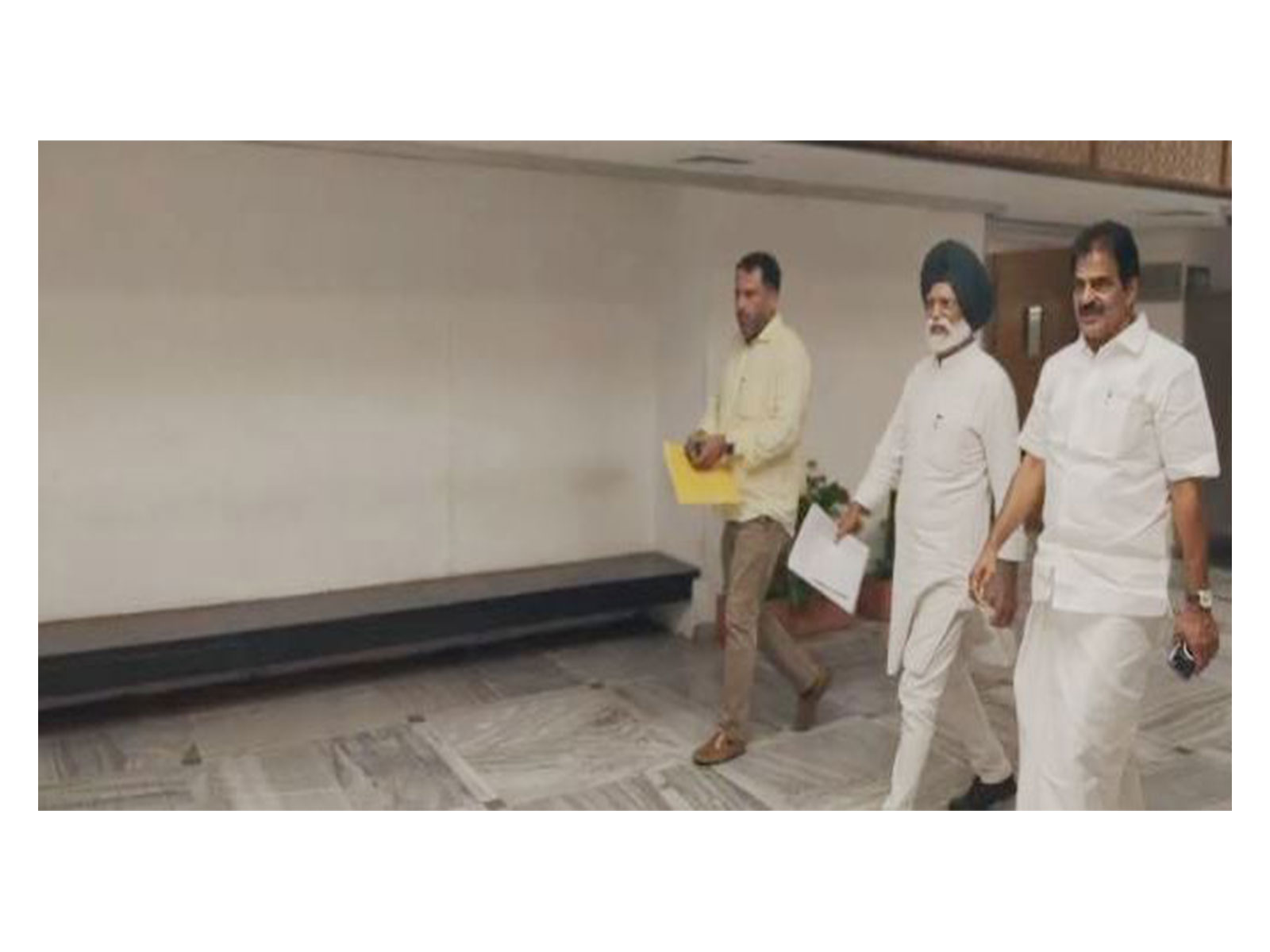 PAC Chairperson KC Venugopal arrives for committee meeting (Photo/ANI) PAC Chairperson KC Venugopal arrives for committee meeting (Photo/ANI)
