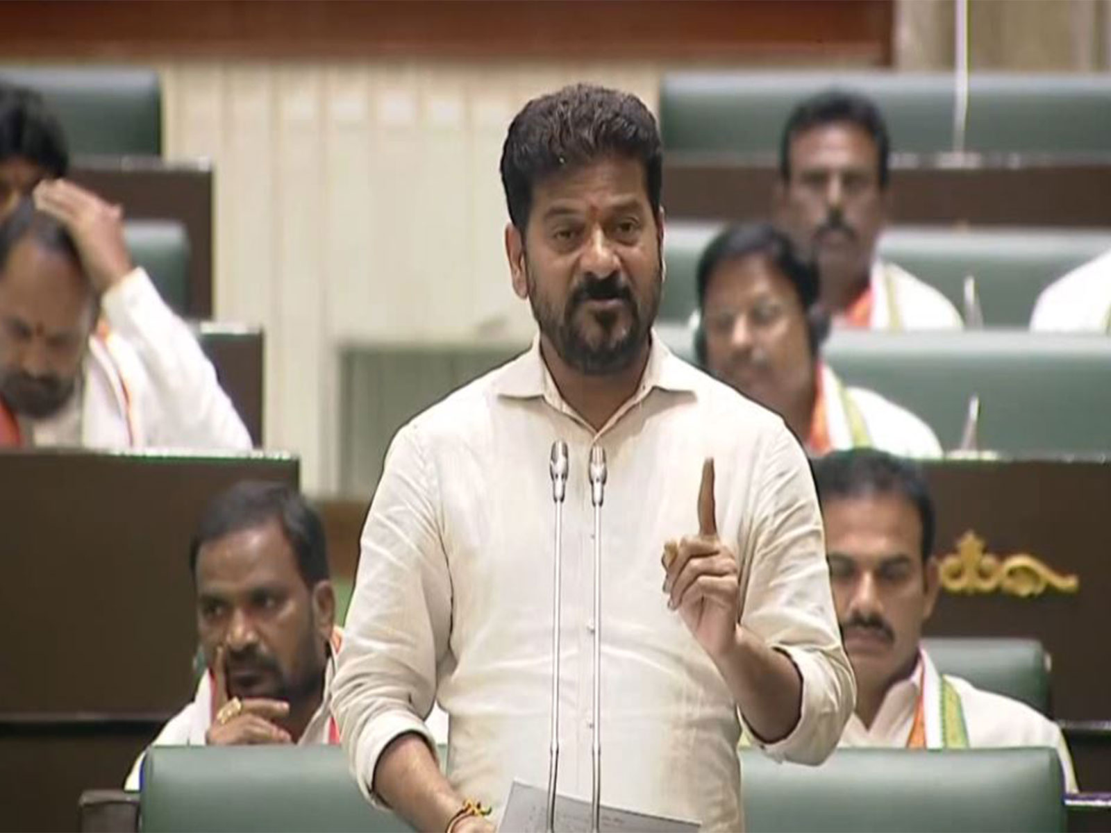 Telangana CM A Revanth Reddy speaking in Assembly (Photo: Telangana Assembly) Telangana CM A Revanth Reddy speaking in Assembly (Photo: Telangana Assembly)