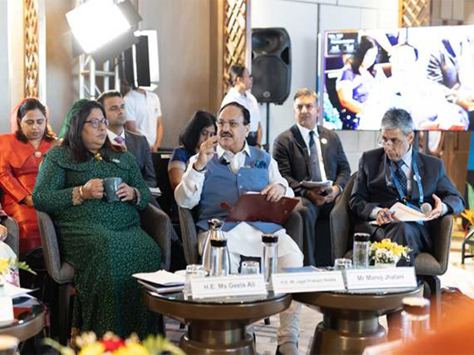 Union Health Minister JP Nadda addresses ministerial roundtable at 79th WHO Regional Committee session (Photo/PIB) Union Health Minister JP Nadda addresses ministerial roundtable at 79th WHO Regional Committee session (Photo/PIB)