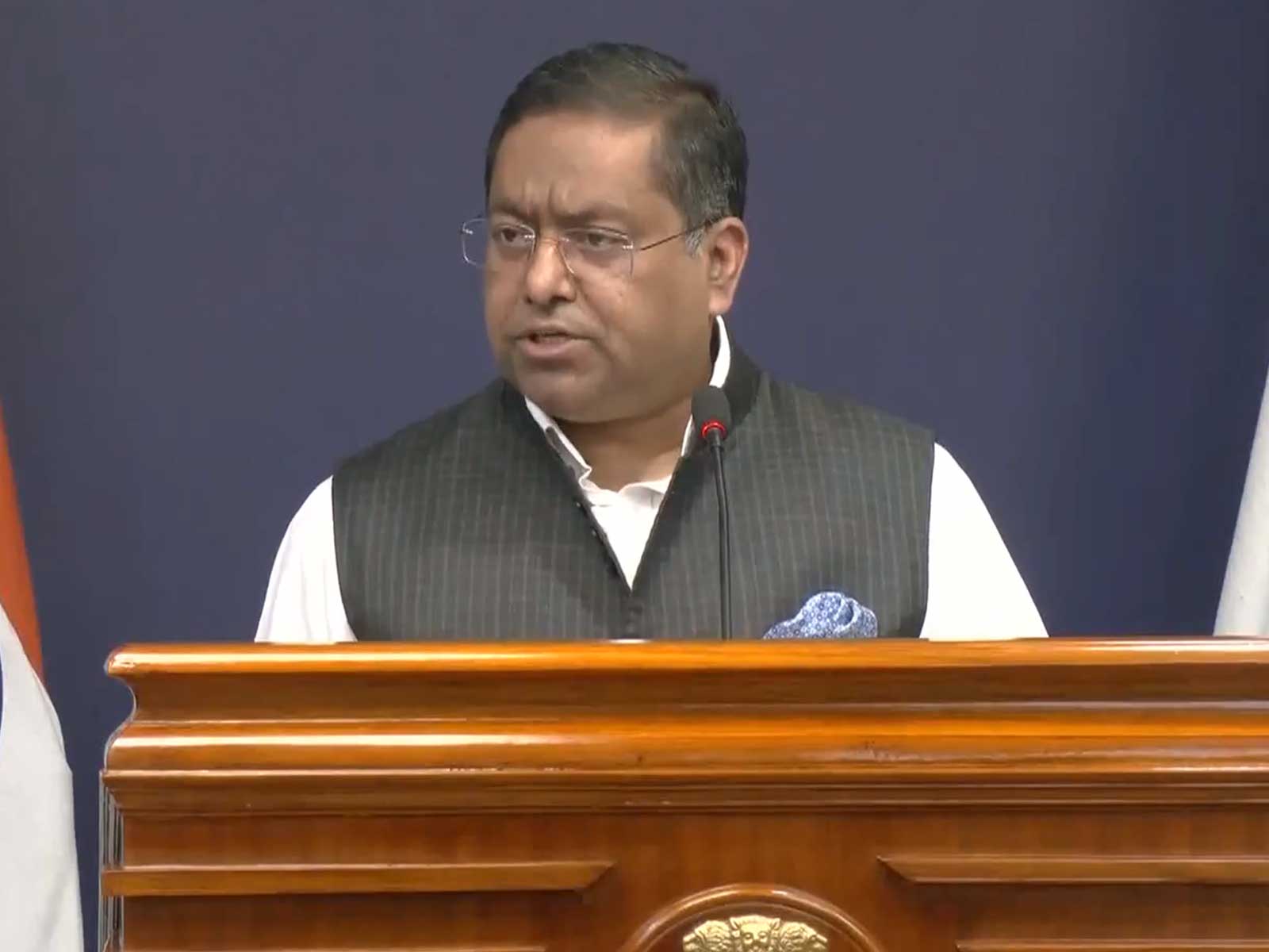 MEA Spokesperson Randhir Jaiswal (Photo/ANI) MEA Spokesperson Randhir Jaiswal (Photo/ANI)