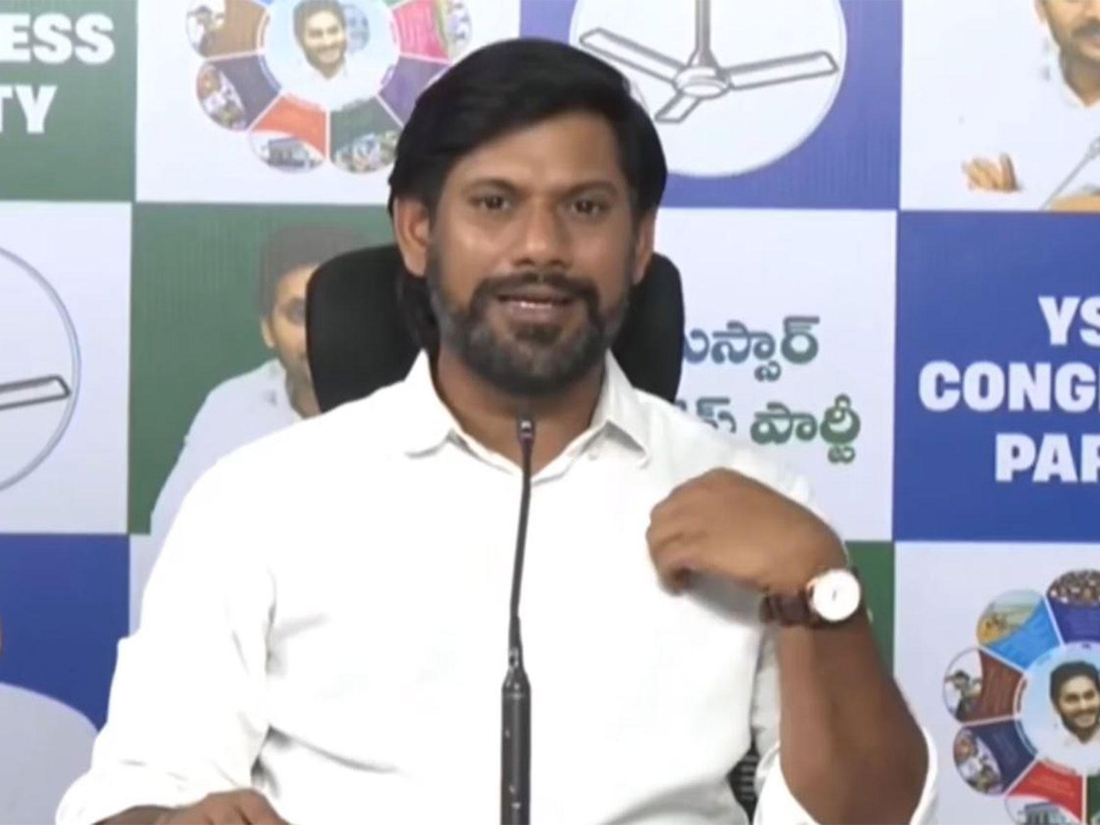 YSRCP State Official Spokesperson Sri Veera Sekhar Reddy (Photo/ @YSRCParty) YSRCP State Official Spokesperson Sri Veera Sekhar Reddy (Photo/ @YSRCParty)