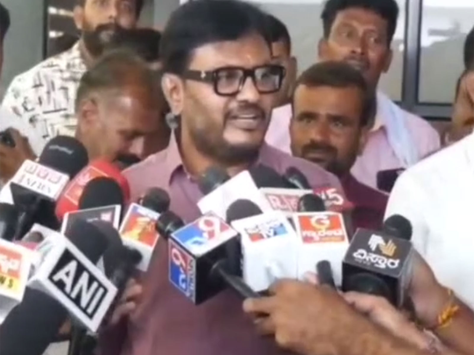 Channagiri MLA Shivaganga Basavaraj (Photo/ANI)