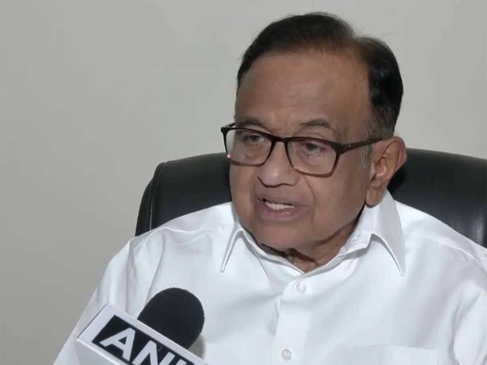 Former Union Minister and Congress leader P Chidambaram (Photo/ANI)