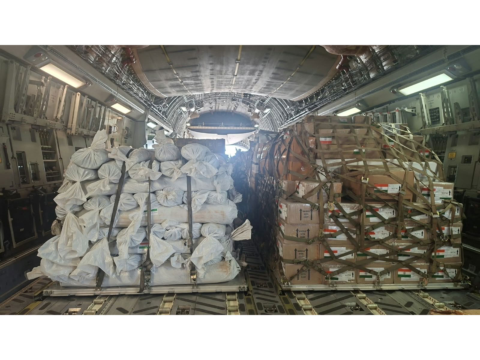 India sends 8th aid flight to flood-hit Nepal (Photo/X@MEAIndia)
