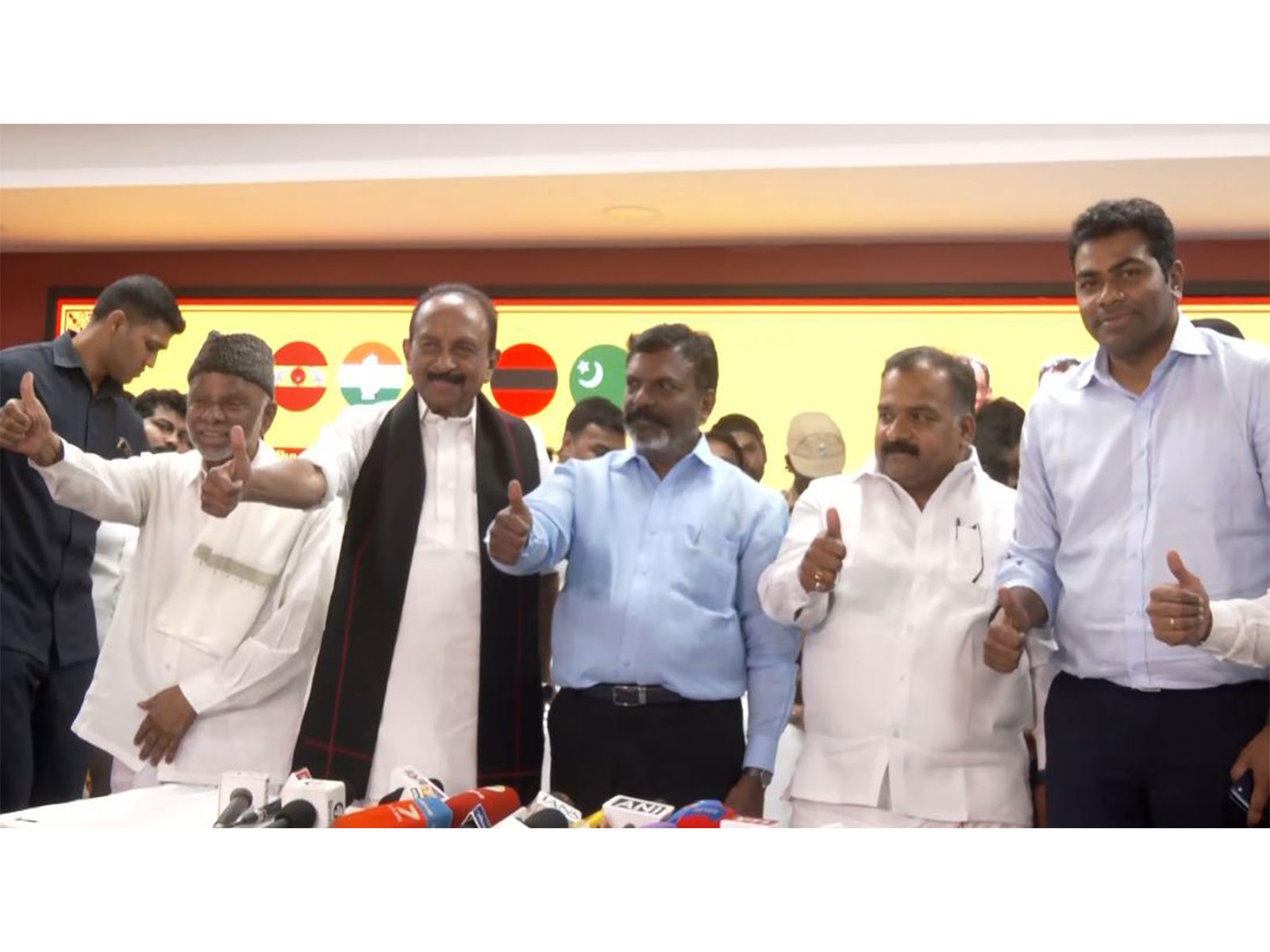 TVK allies (Photo/ANI) TVK allies (Photo/ANI)