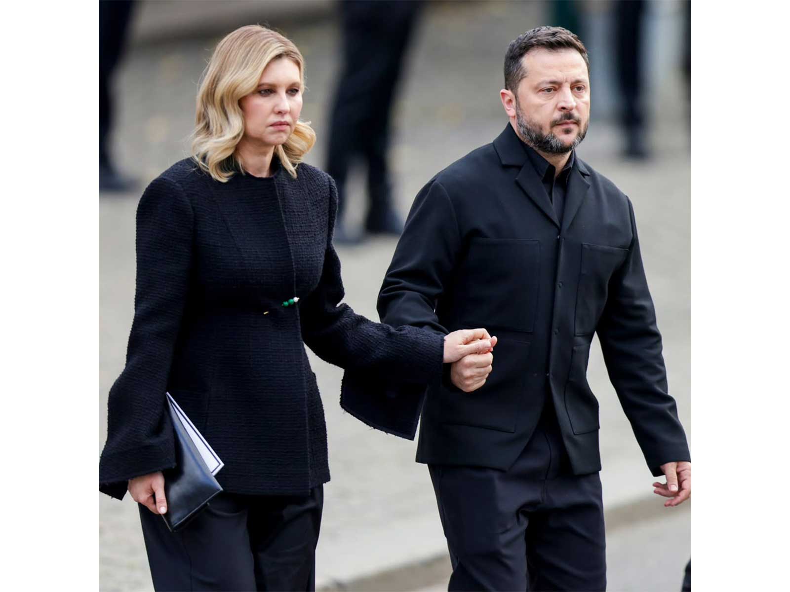 Ukrainian President Volodymyr Zelenskyy with First Lady Olena Zelenska (Photo/X/@ZelenskyyUa)