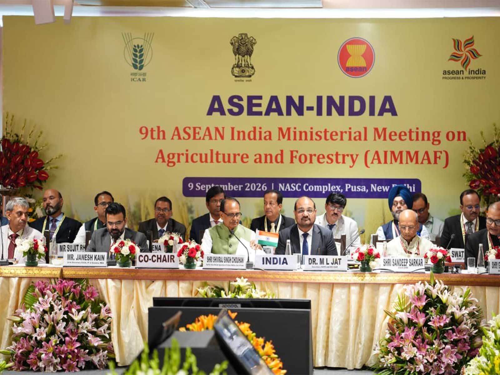 Union Minister for Agriculture and Farmers’ Welfare Shivraj Singh Chouhan at the 9th ASEAN-India Ministerial Meeting on Agriculture and Forestry (Photo/X/@ChouhanShivraj) Union Minister for Agriculture and Farmers’ Welfare Shivraj Singh Chouhan at the 9th ASEAN-India Ministerial Meeting on Agriculture and Forestry (Photo/X/@ChouhanShivraj)