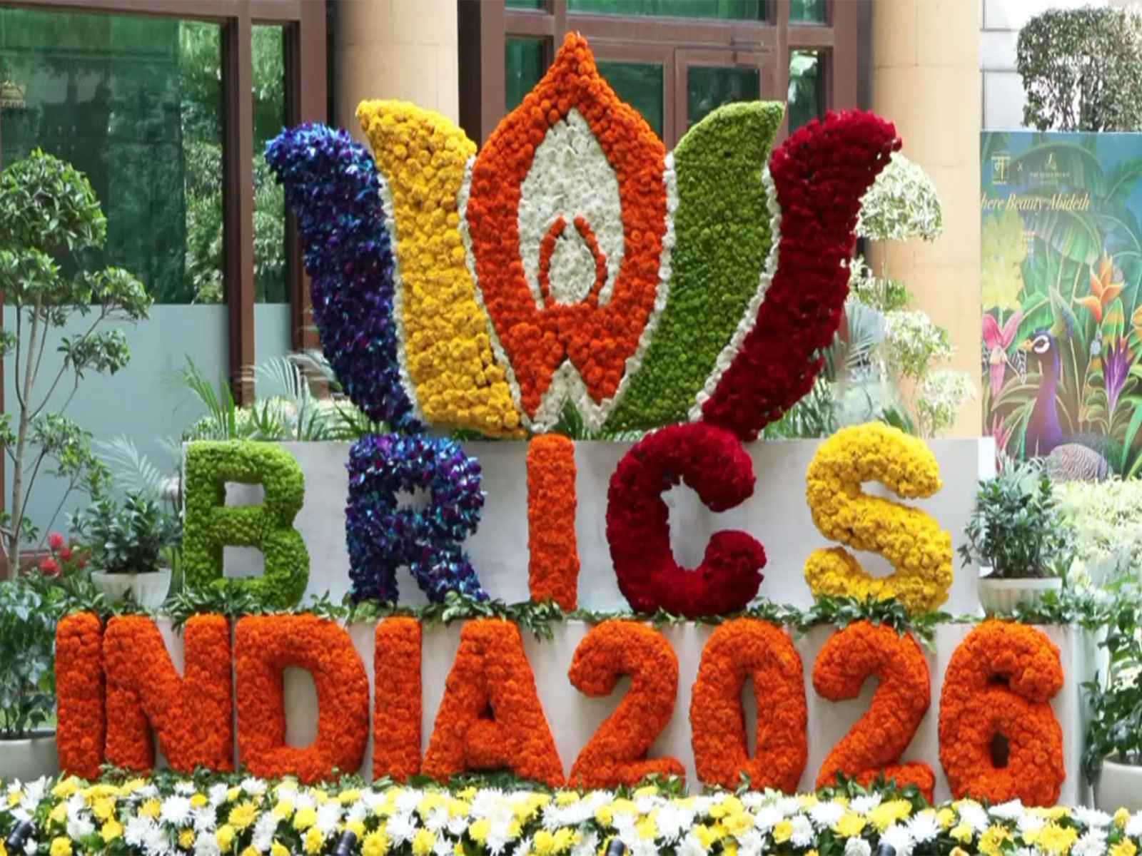 Preparations underway for BRICS Summit at Leela Palace (Photo/ANI)