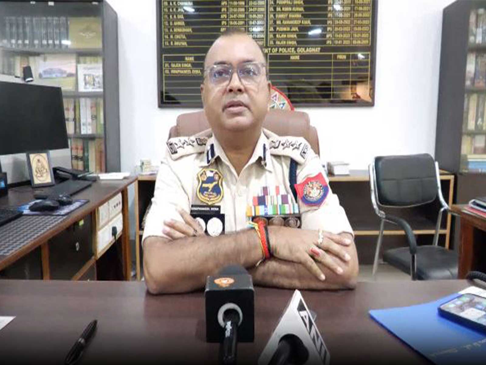 Golaghat Senior Superintendent of Police (SSP) Swapnil Deka (Photo/ANI)