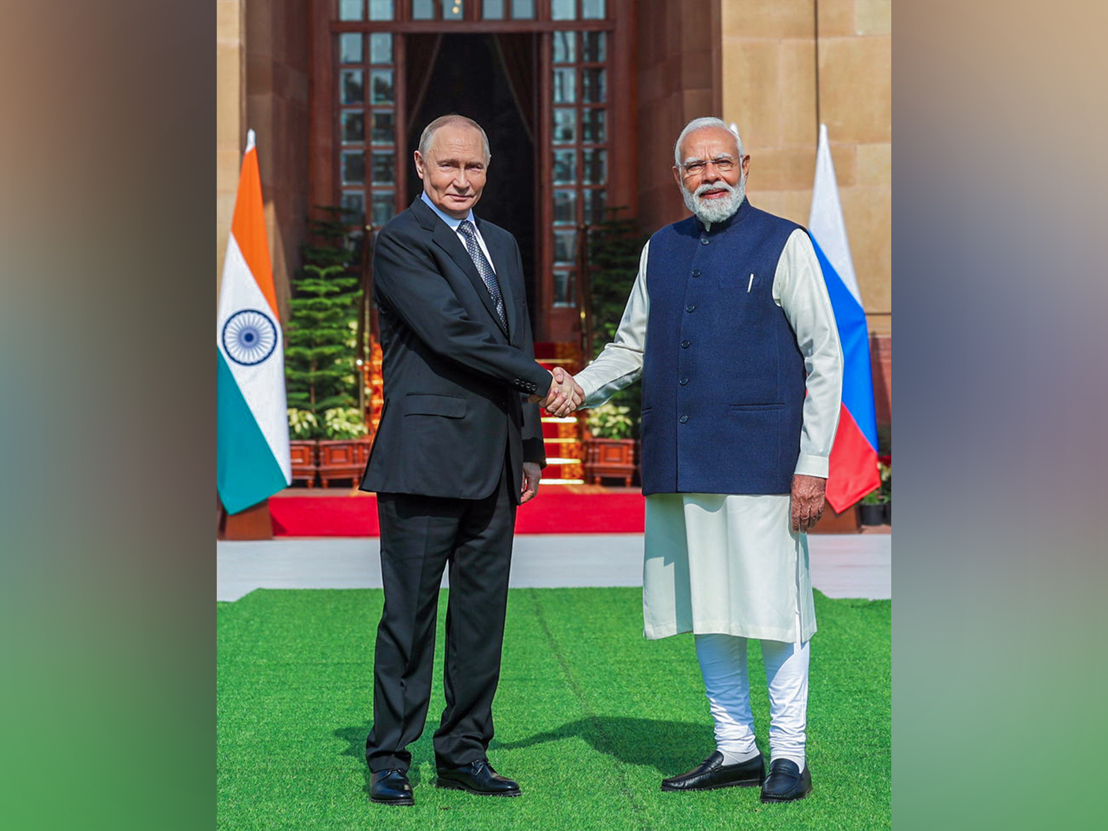 Russian President Vladimir Putin with Prime Minister Narendra Modi (File Photo/ANI)