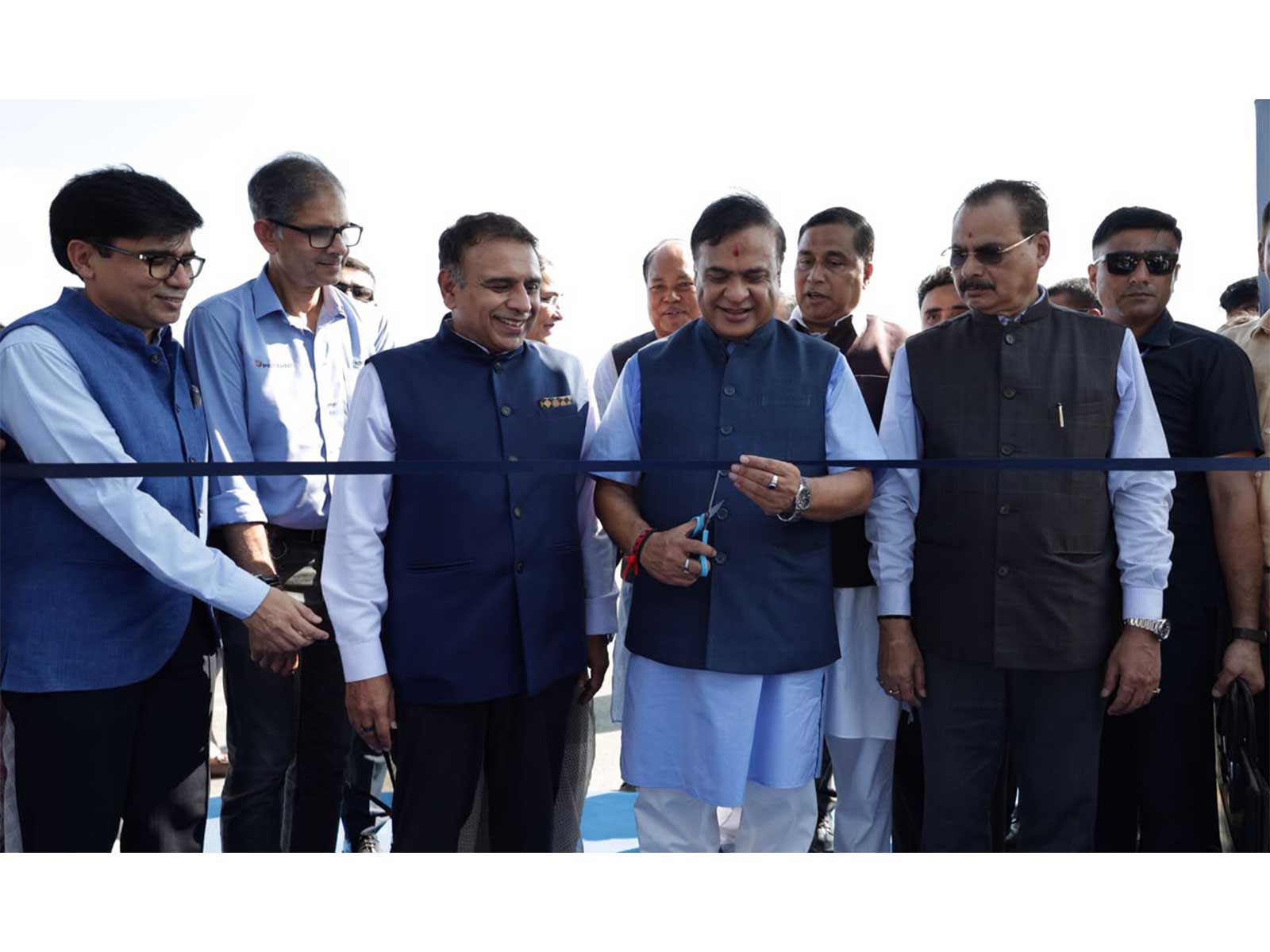Assam CM Sarma inaugurates PepsiCo’s plant at Banekuchi in Nalbari (Photo/ANI)