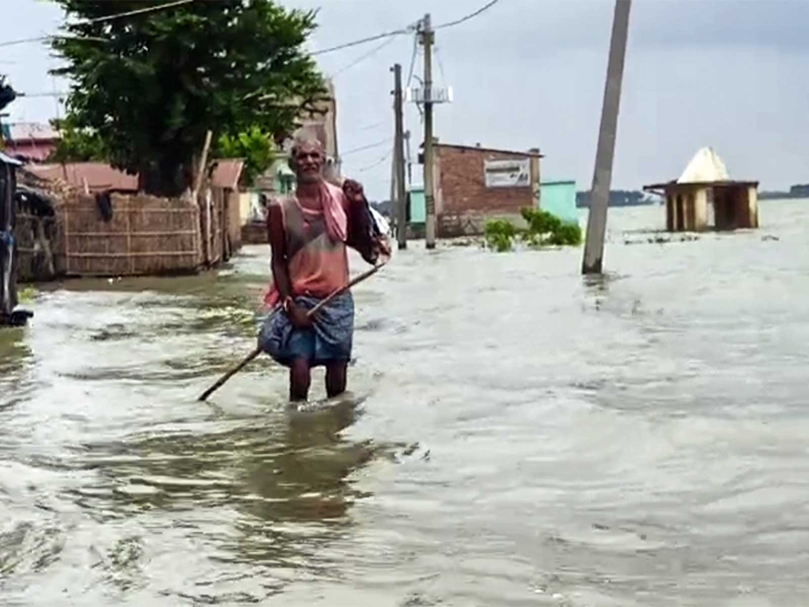 Flood like situation in Bhagalpur (File photo/ANI)