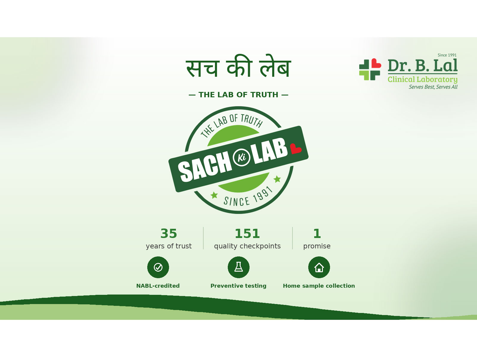 Dr. B. Lal Clinical Laboratory Launches 'Sach Ki Lab' — A Bold New Consumer Promise Rooted in 35 Years of Trust Dr. B. Lal Clinical Laboratory Launches 'Sach Ki Lab' — A Bold New Consumer Promise Rooted in 35 Years of Trust