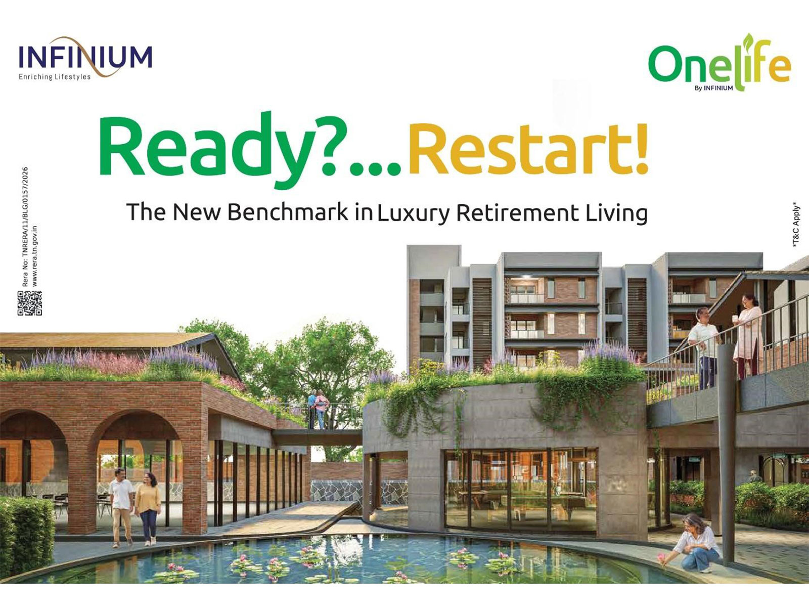 Infinium Developers Introduces Onelife, Coimbatore's New Address for Active Retirement Living