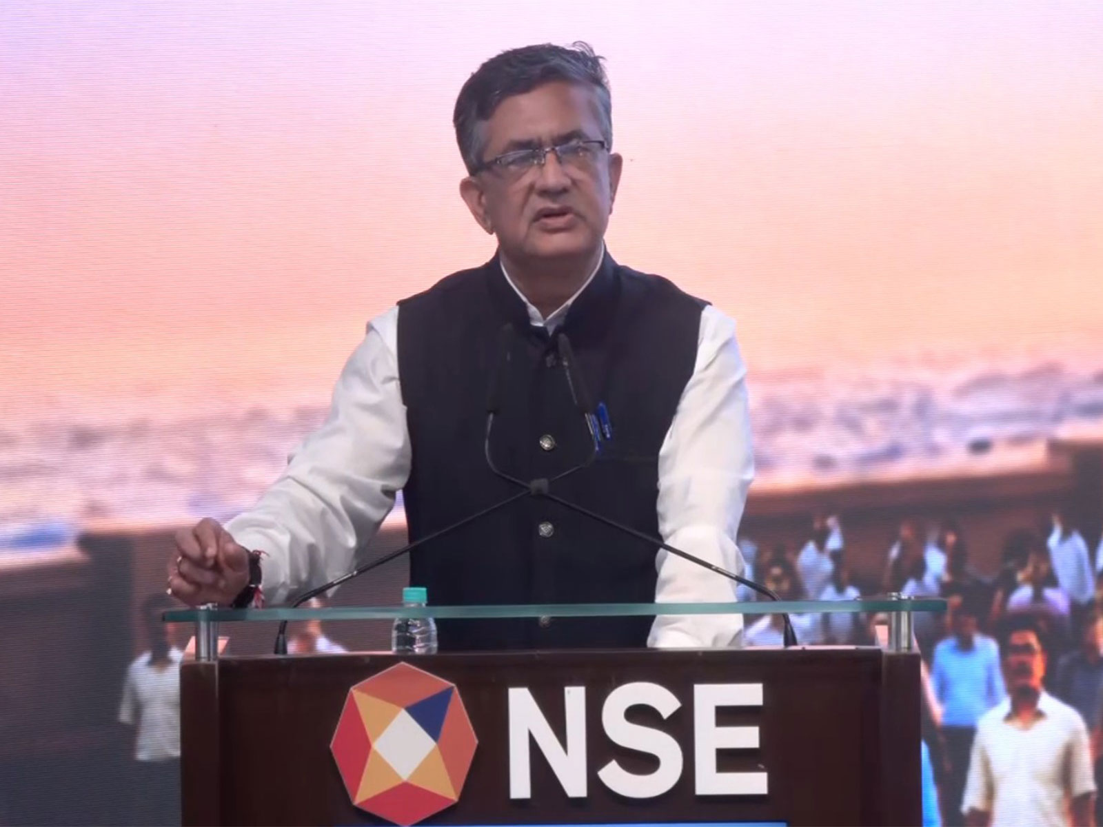 Ashishkumar Chauhan, Managing Director and CEO, NSE (Photo/ANI) Ashishkumar Chauhan, Managing Director and CEO, NSE (Photo/ANI)