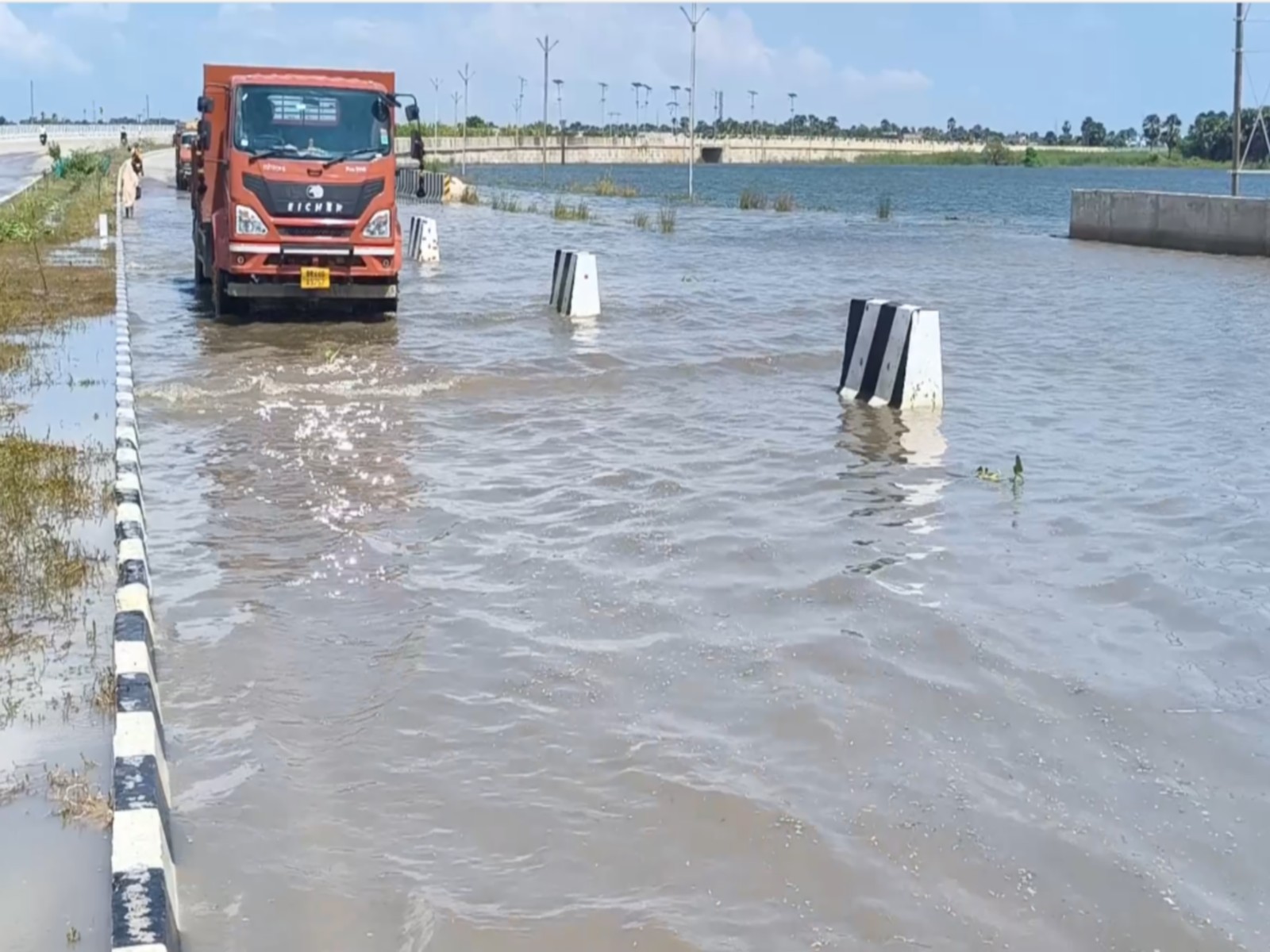Floodwaters submerge roads in Bhagalpur, Bihar (Photo/ANI)