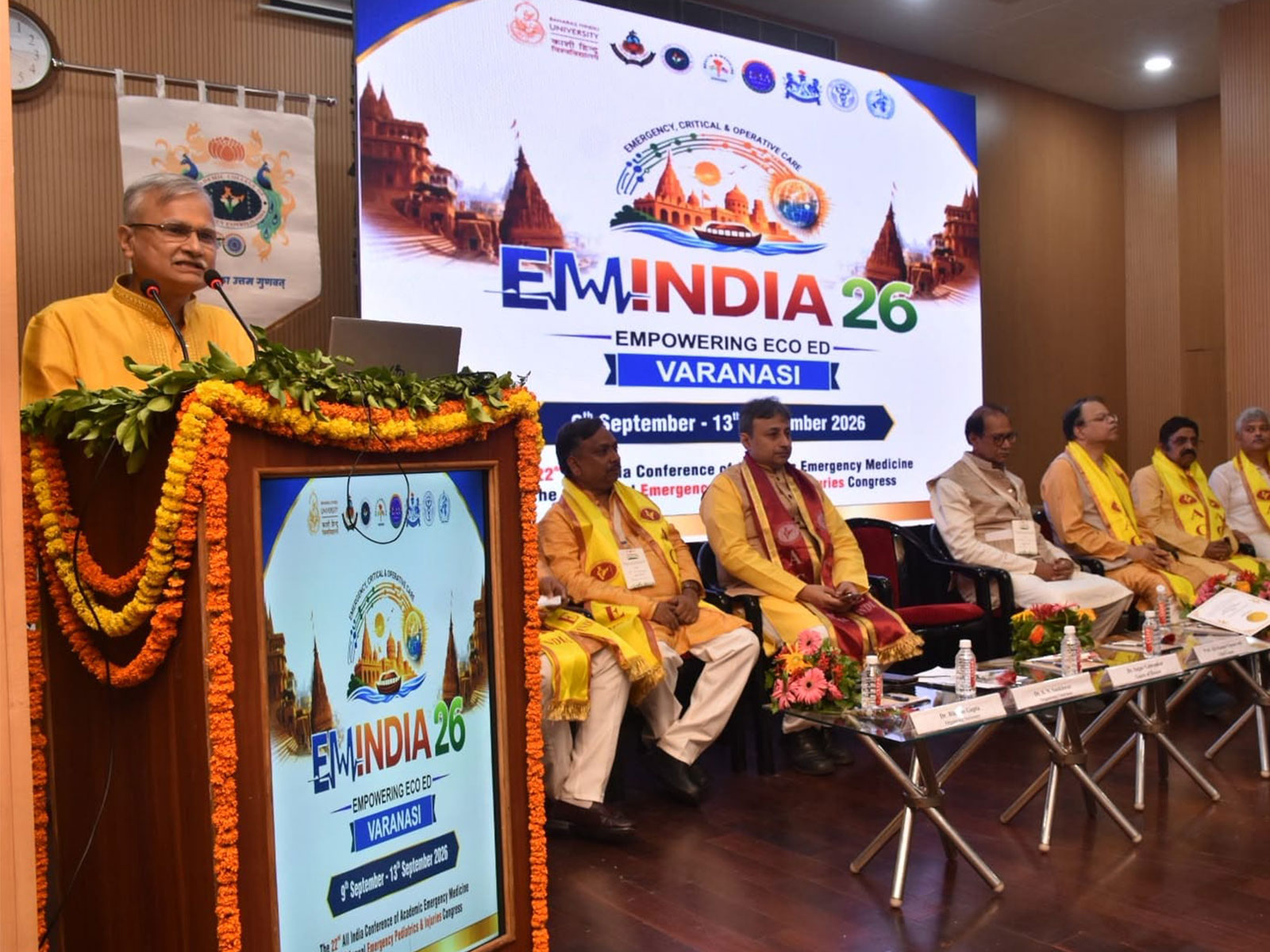 EMINDIA 2026, the 22nd All India Conference of Academic Emergency Medicine being hosted in Varanasi (Photo/PRO BHU) EMINDIA 2026, the 22nd All India Conference of Academic Emergency Medicine being hosted in Varanasi (Photo/PRO BHU)