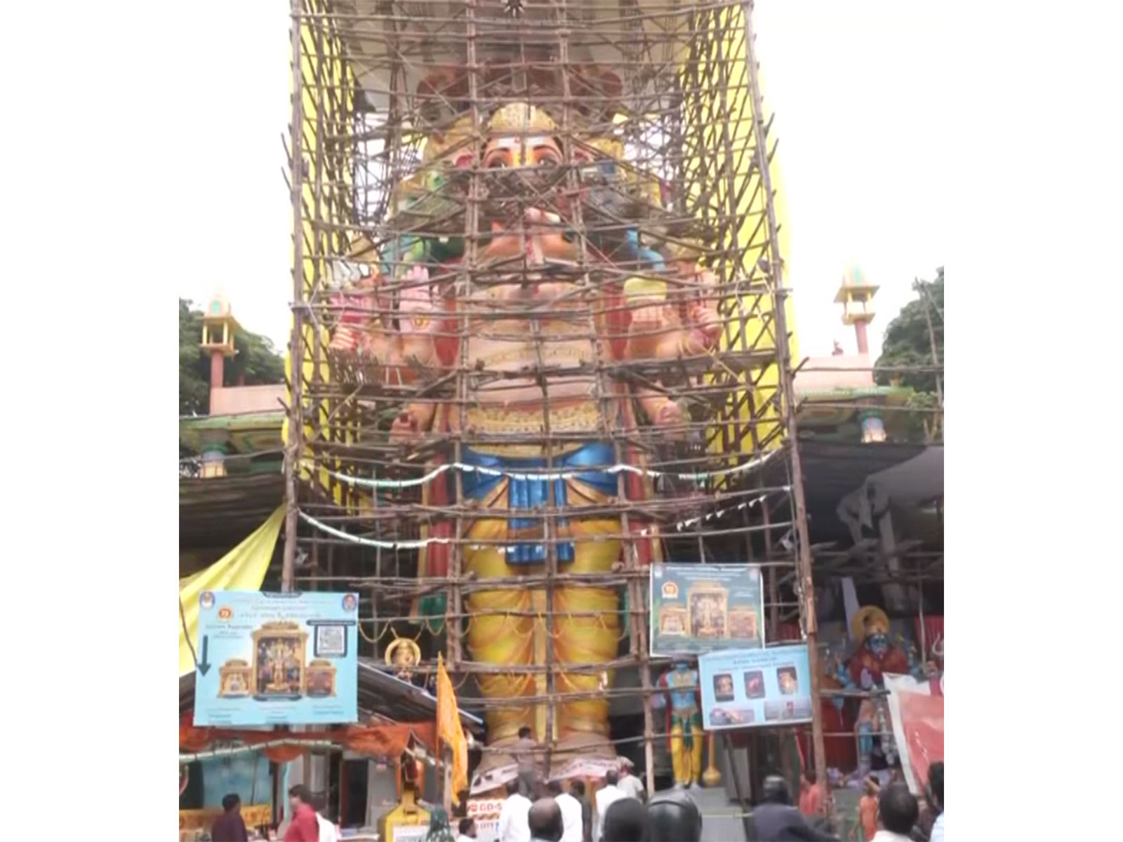 Khairatabad Ganesh Idol (Photo/ANI)