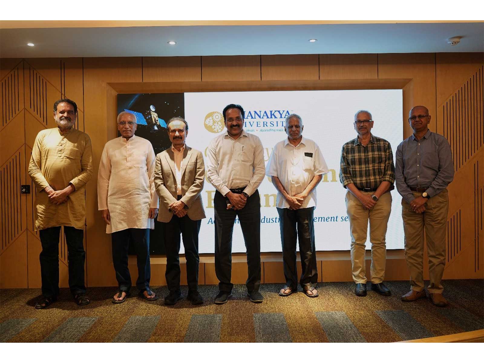 Chanakya Convergence Forum: Mohandas Pai; MP Kumar,Pro-Chancellor; Prashanth Prakash,Partner-Accel; Dr S Somanath, Chancellor-Chanakya University & fmr Chairman of ISRO; & others Chanakya Convergence Forum: Mohandas Pai; MP Kumar,Pro-Chancellor; Prashanth Prakash,Partner-Accel; Dr S Somanath, Chancellor-Chanakya University & fmr Chairman of ISRO; & others