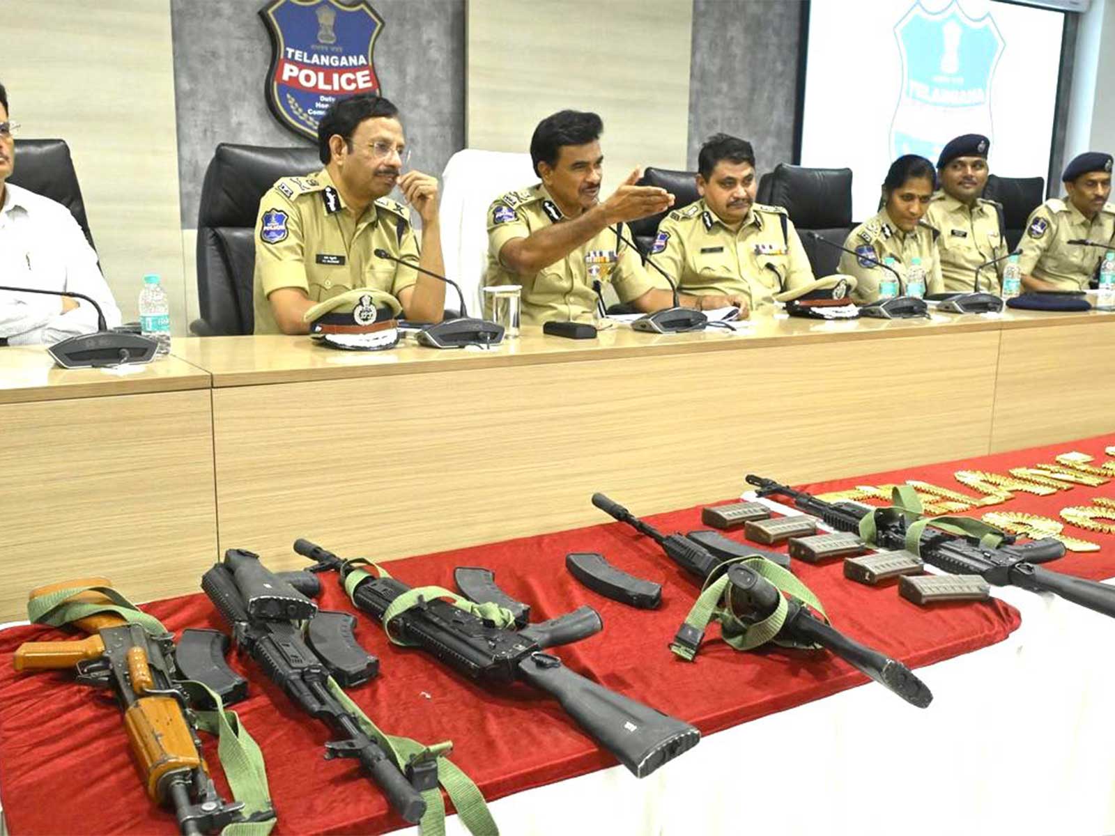 Telangana Police crack weapons heist from 20 Madras Regiment Armoury (Photo/X@TelanganaCOPs)