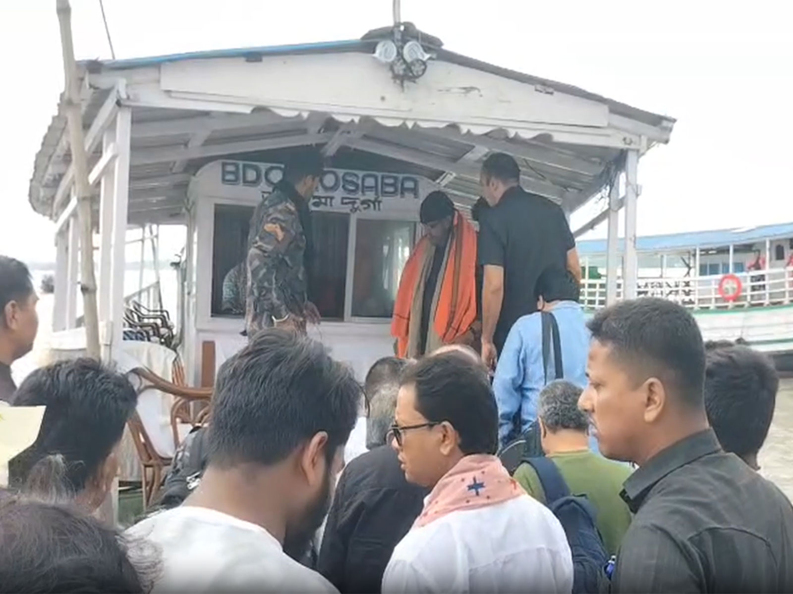 Mithun Chakraborty arrives in Sundarbans (Photo/ANI)