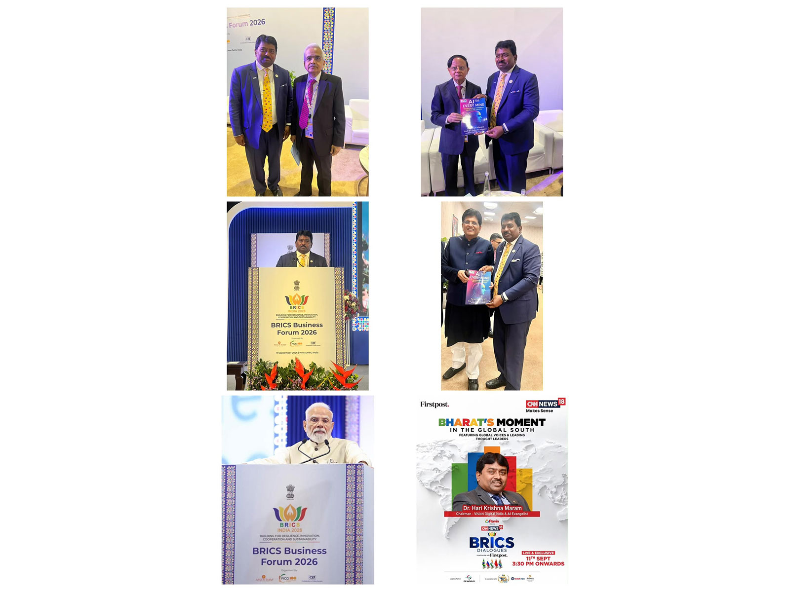 Dr. Hari Krishna Maram at the 18th BRICS Leaders’ Summit Dr. Hari Krishna Maram at the 18th BRICS Leaders’ Summit