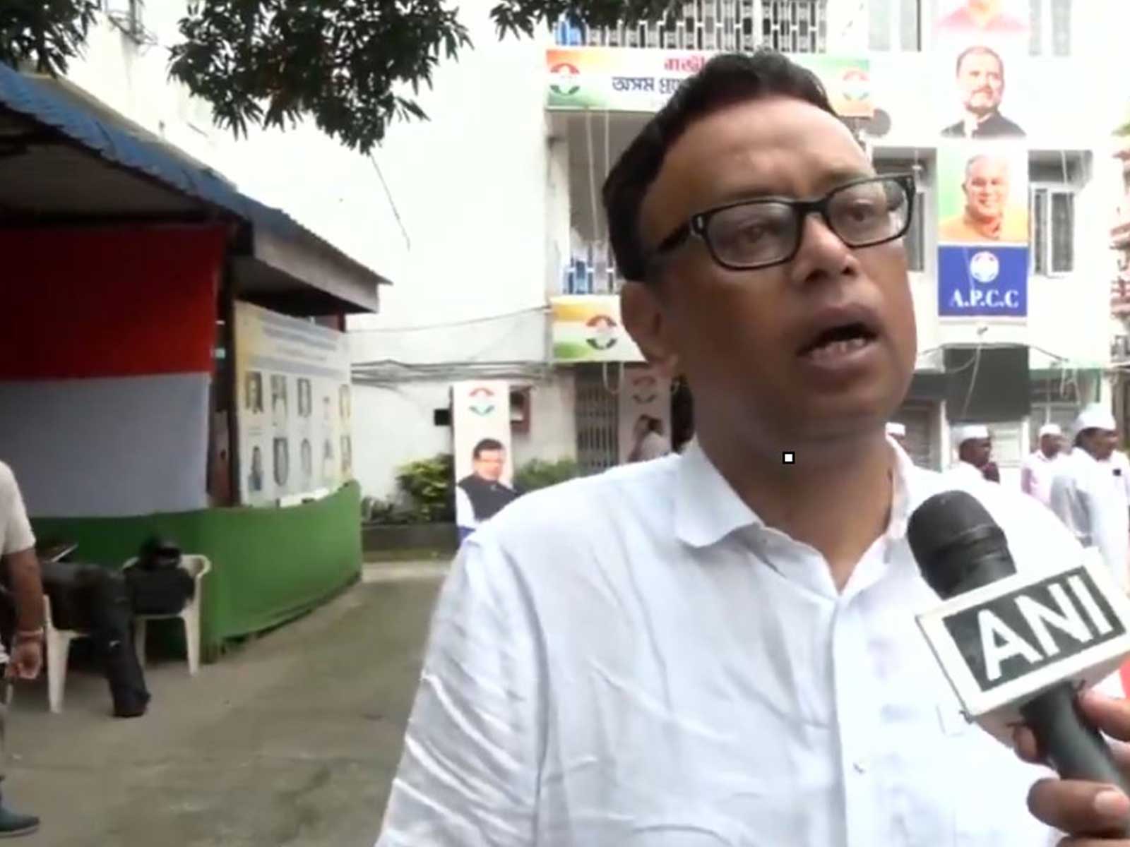 Congress MLA Jakir Hussain Sikdar (Photo/ANI)