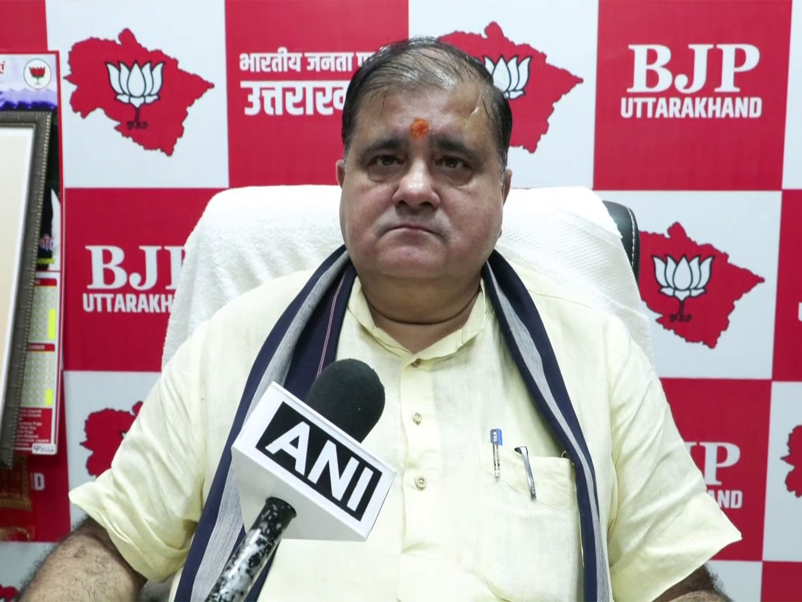 BJP Uttarakhand state president Mahendra Bhatt (Photo/ANI) BJP Uttarakhand state president Mahendra Bhatt (Photo/ANI)