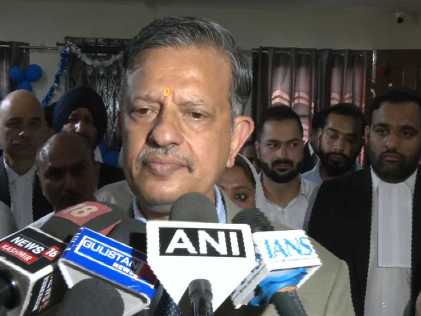Chief Justice of the High Court of Jammu and Kashmir and Ladakh Pushpendra Singh Bhati (Photo/ANI) Chief Justice of the High Court of Jammu and Kashmir and Ladakh Pushpendra Singh Bhati (Photo/ANI)