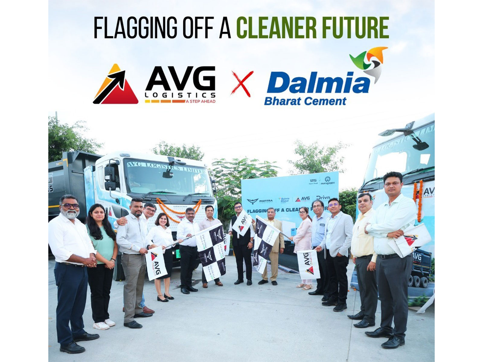 AVG Logistics deploys 30 EV Trucks for Dalmia Cement: Marking a New Milestone for EV Adoption