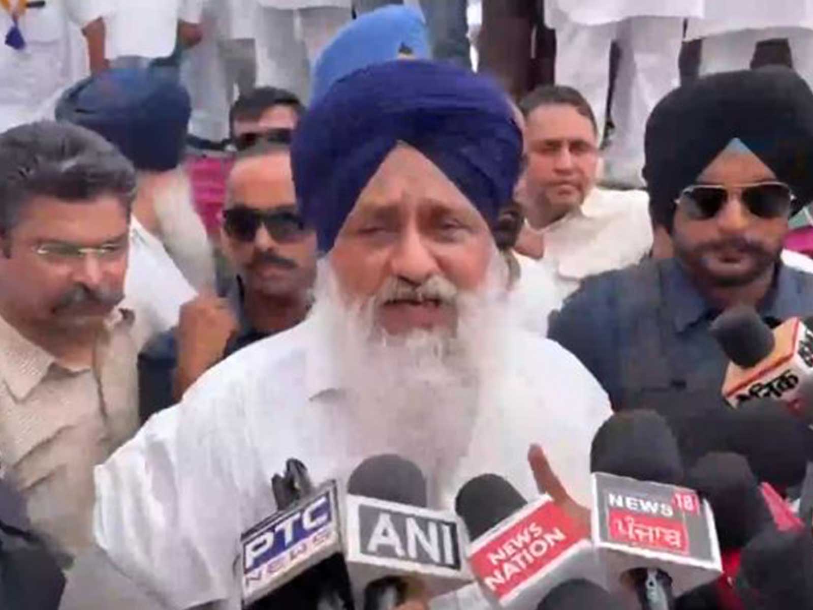 SAD President Sukhbir Singh Badal (Photo/ANI) SAD President Sukhbir Singh Badal (Photo/ANI)