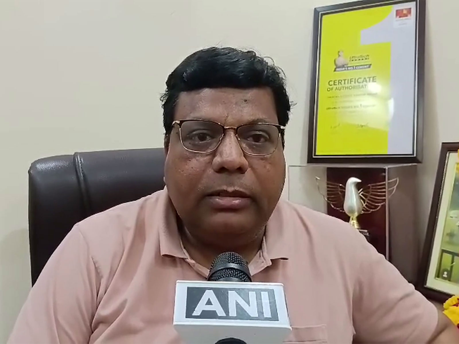 Sanjay Dwivedi, whose son Shubham Dwivedi lost his life in the attack (Photo:ANI) Sanjay Dwivedi, whose son Shubham Dwivedi lost his life in the attack (Photo:ANI)