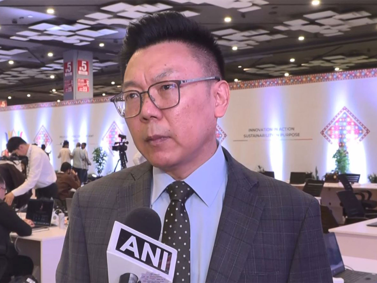 Qingduo U, a Chinese journalist with CGTN (Photo/ANI)