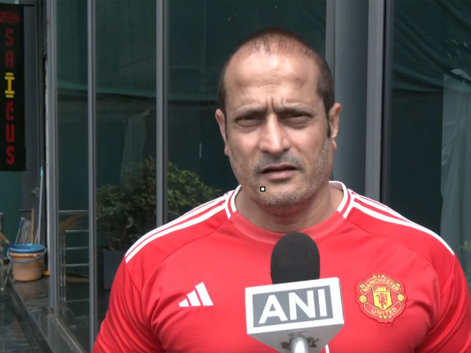 Congress leader Vikas Upadhyay (Photo:ANI)