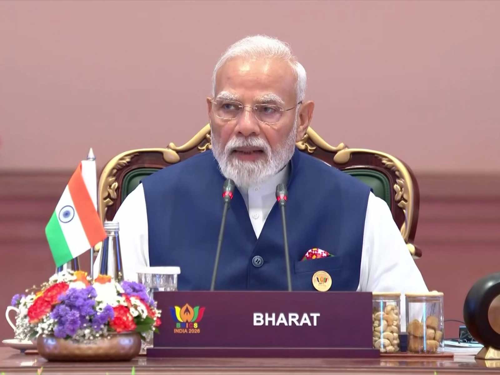 Prime Minister Narendra Modi at BRICS Summit 2026 (Photo/ANI) Prime Minister Narendra Modi at BRICS Summit 2026 (Photo/ANI)