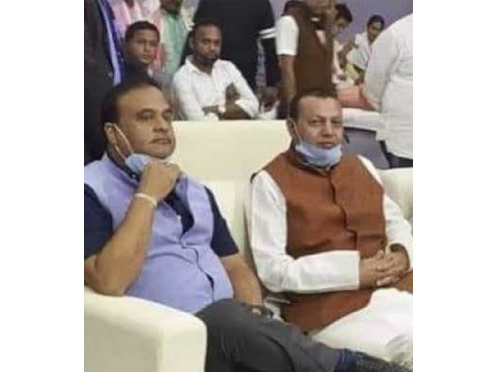 Assam Chief Minister Himanta Biswa with former state minister Siddique Ahmed (Photo/X/@himantabiswa)