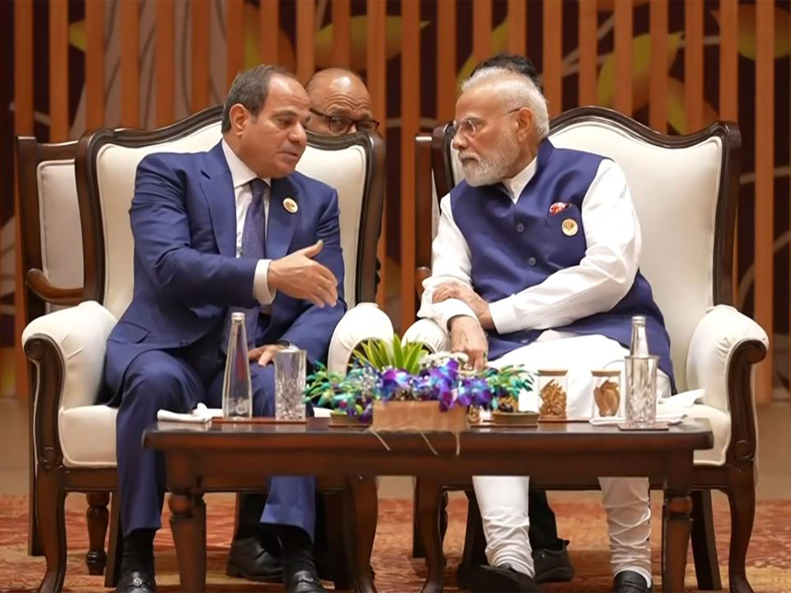 Prime Minister Narendra Modi with Egyptian President Abdel Fattah El-Sisi (Photo/DD)