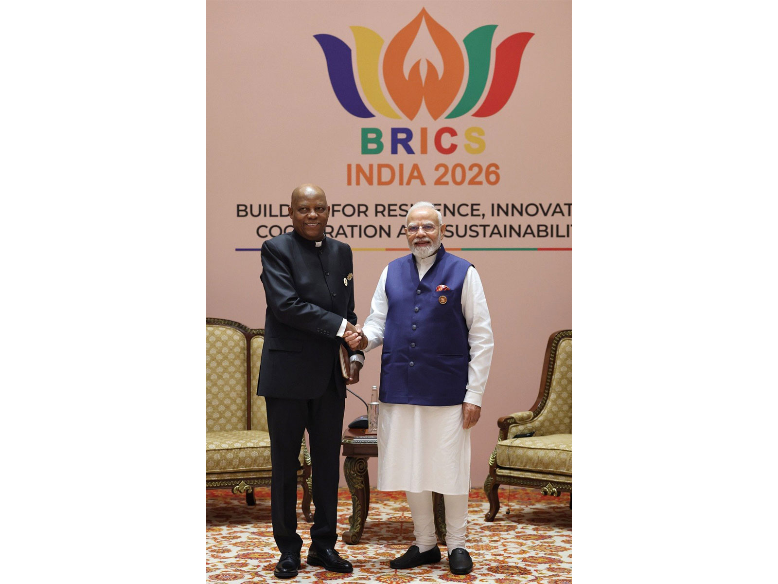 Prime Minister Narendra Modi and Nigeria Vice President Kashim Shettima Mustapha (Photo/X@narendramodi)