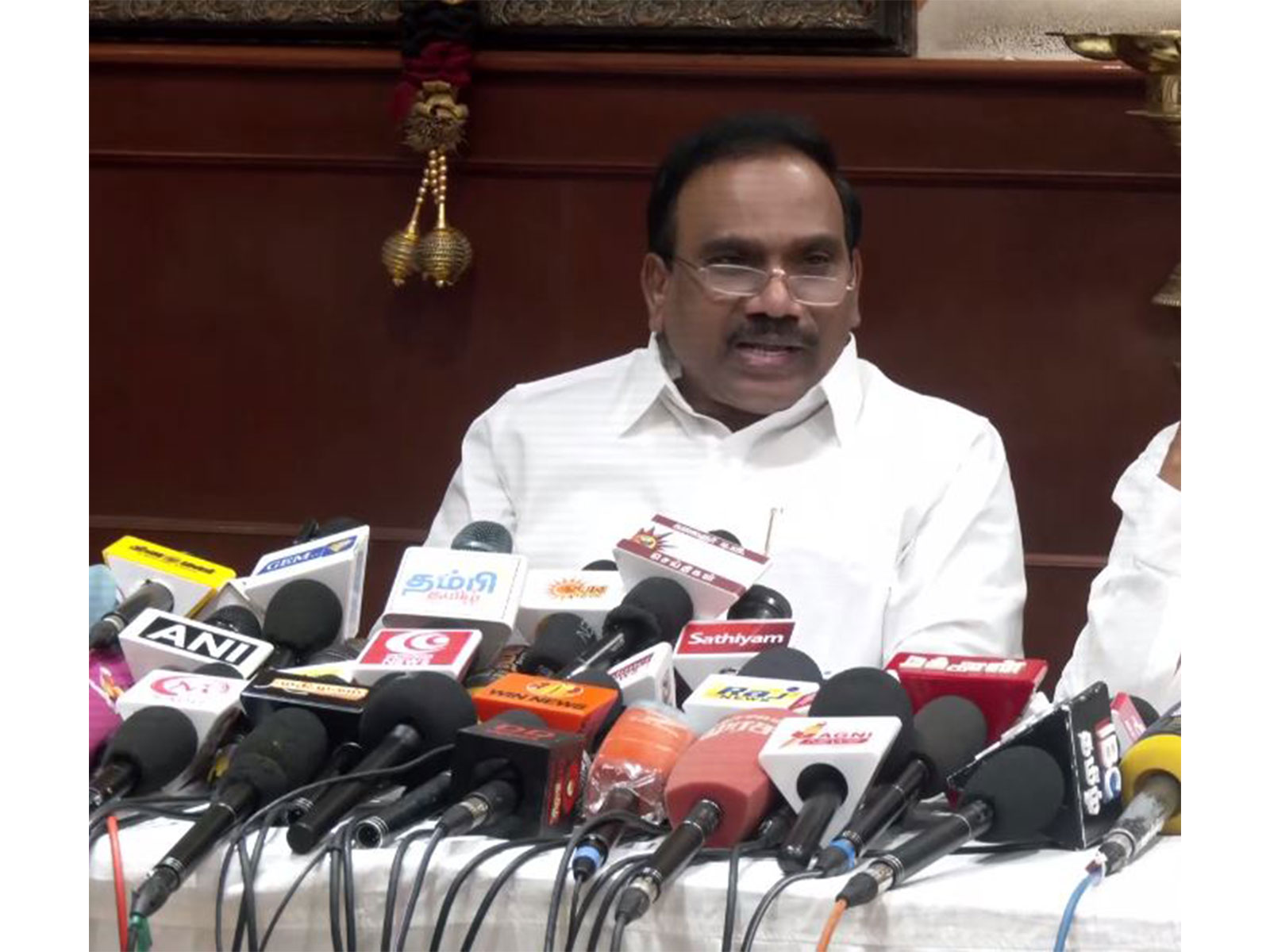 DMK leader A Raja (Photo/ANI)