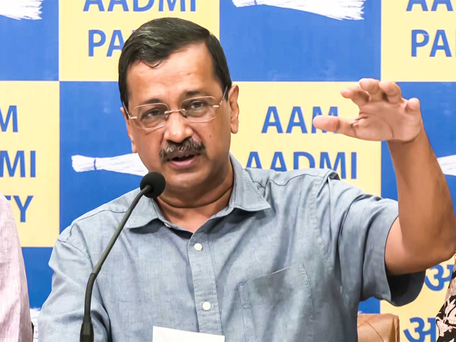Aam Aadmi Party national convenor Arvind Kejriwal (Photo/ANI)