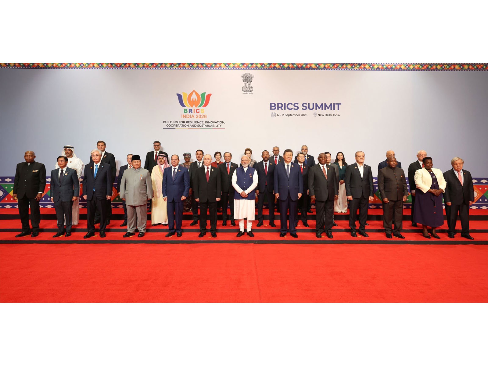 BRICS leaders Family Photo (Photo/X/@DrTedros)
