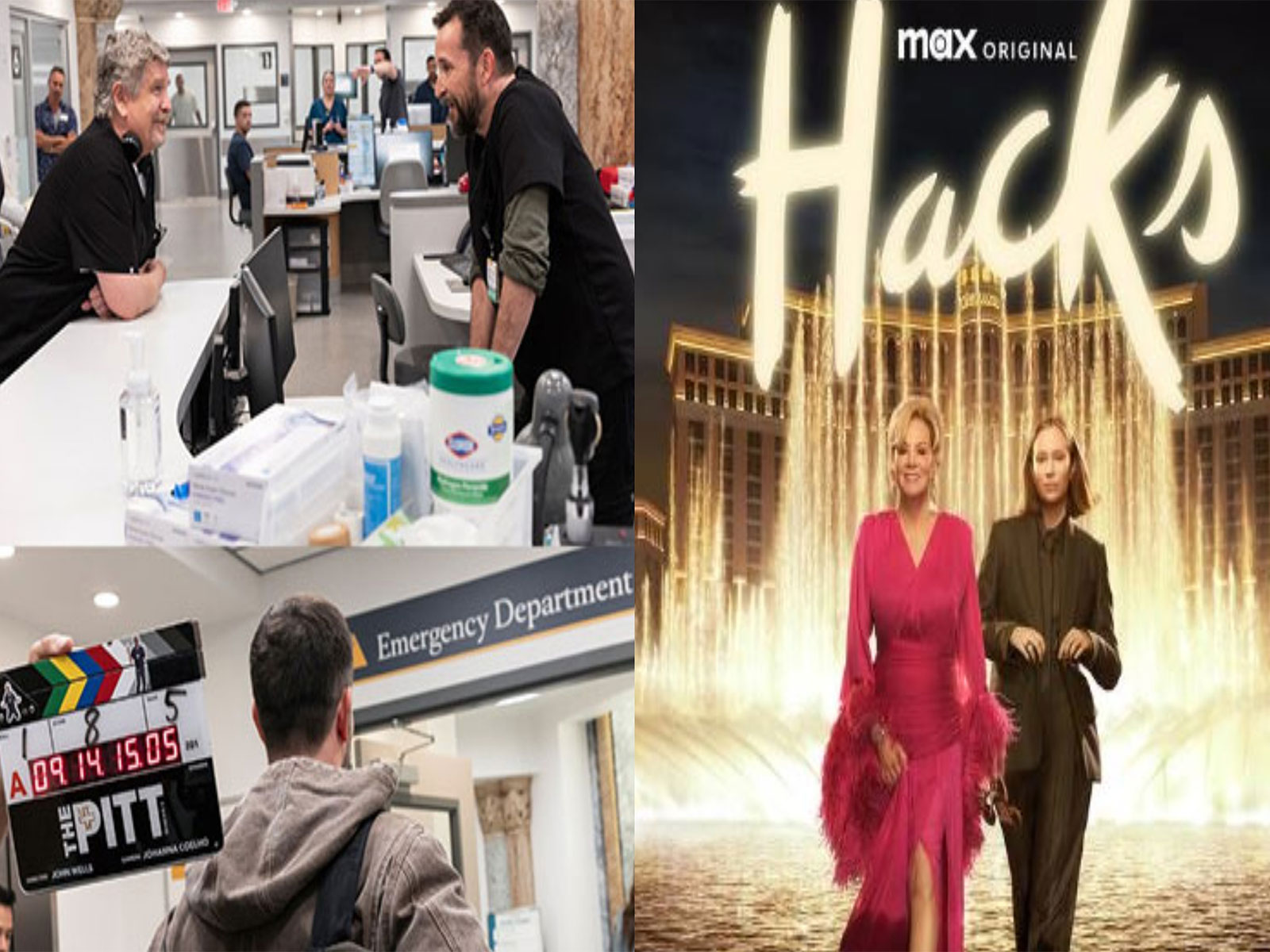 The Pitt (Photo/instagram/@streamonmax) and Hacks (Photo/Instagram@hbomax) The Pitt (Photo/instagram/@streamonmax) and Hacks (Photo/Instagram@hbomax)