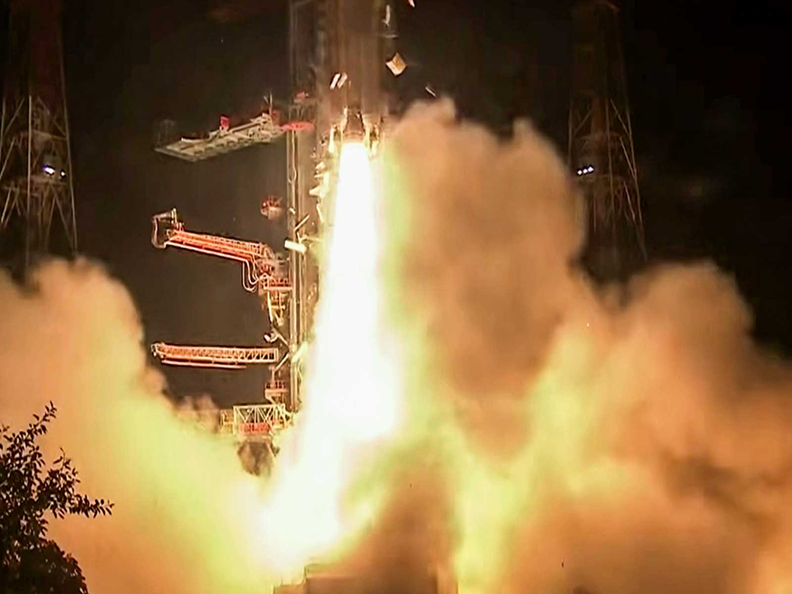 ISRO launches the GSLV-F17/EOS-05 mission from the Second Launch Pad at Satish Dhawan Space Centre, in Sriharikota (Photo/ x/@isro)