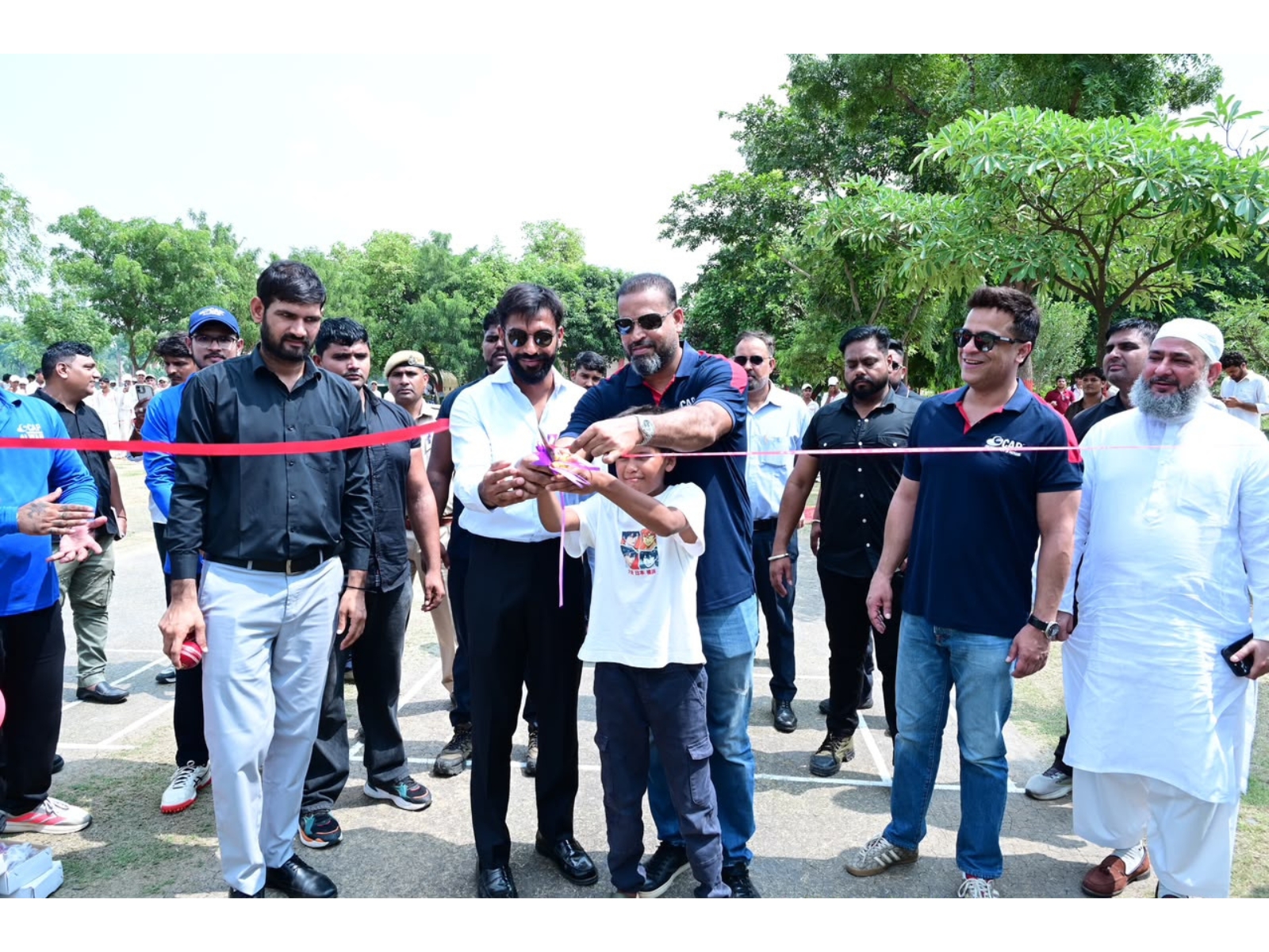 Yusuf Pathan inaugurates the 39th center of Cricket Academy of Pathans (CAP) in Alwar (Rajasthan) Yusuf Pathan inaugurates the 39th center of Cricket Academy of Pathans (CAP) in Alwar (Rajasthan)