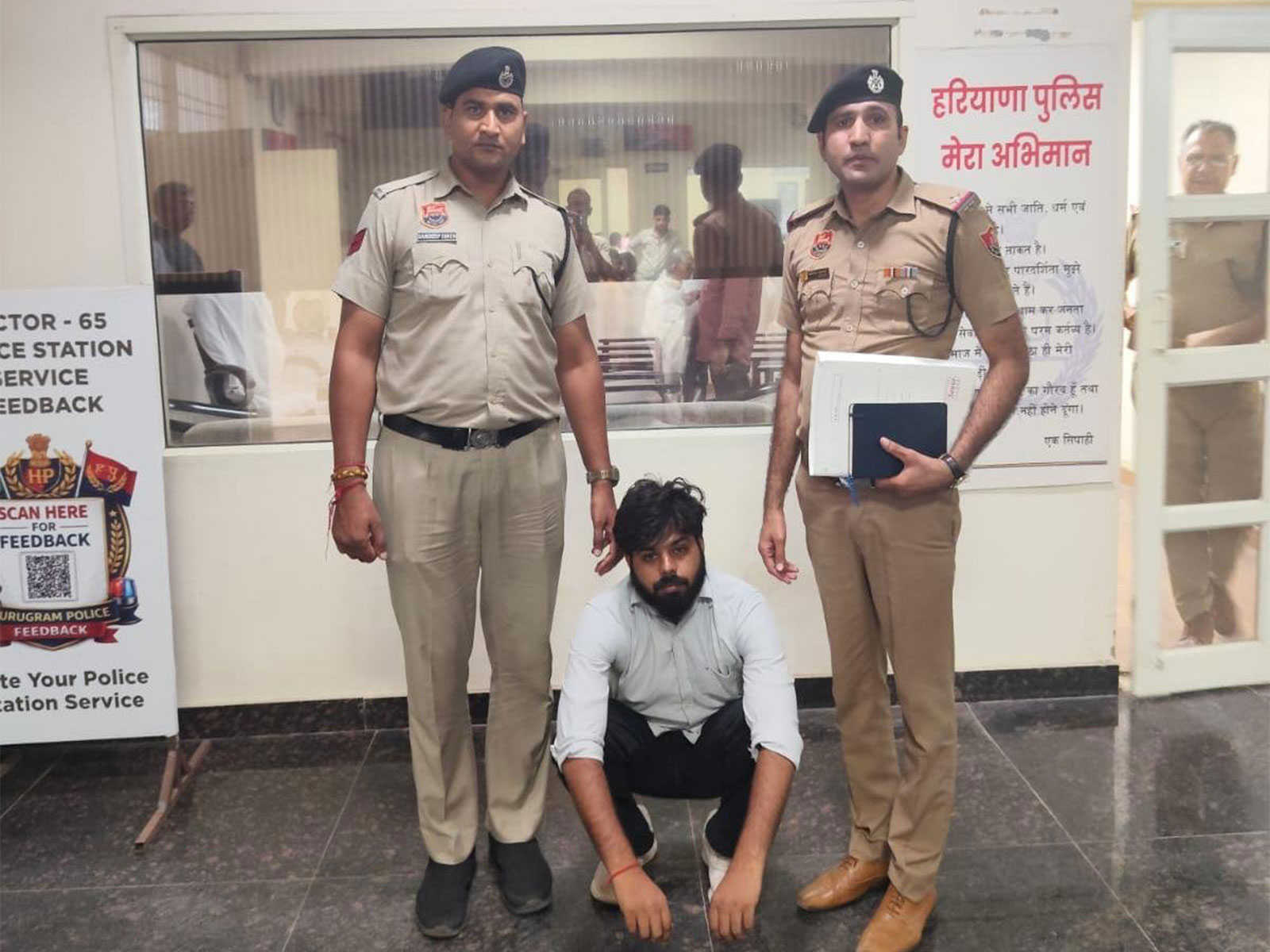 Gurugram Police arrested accused (Photo/Gurugram Police ) Gurugram Police arrested accused (Photo/Gurugram Police )