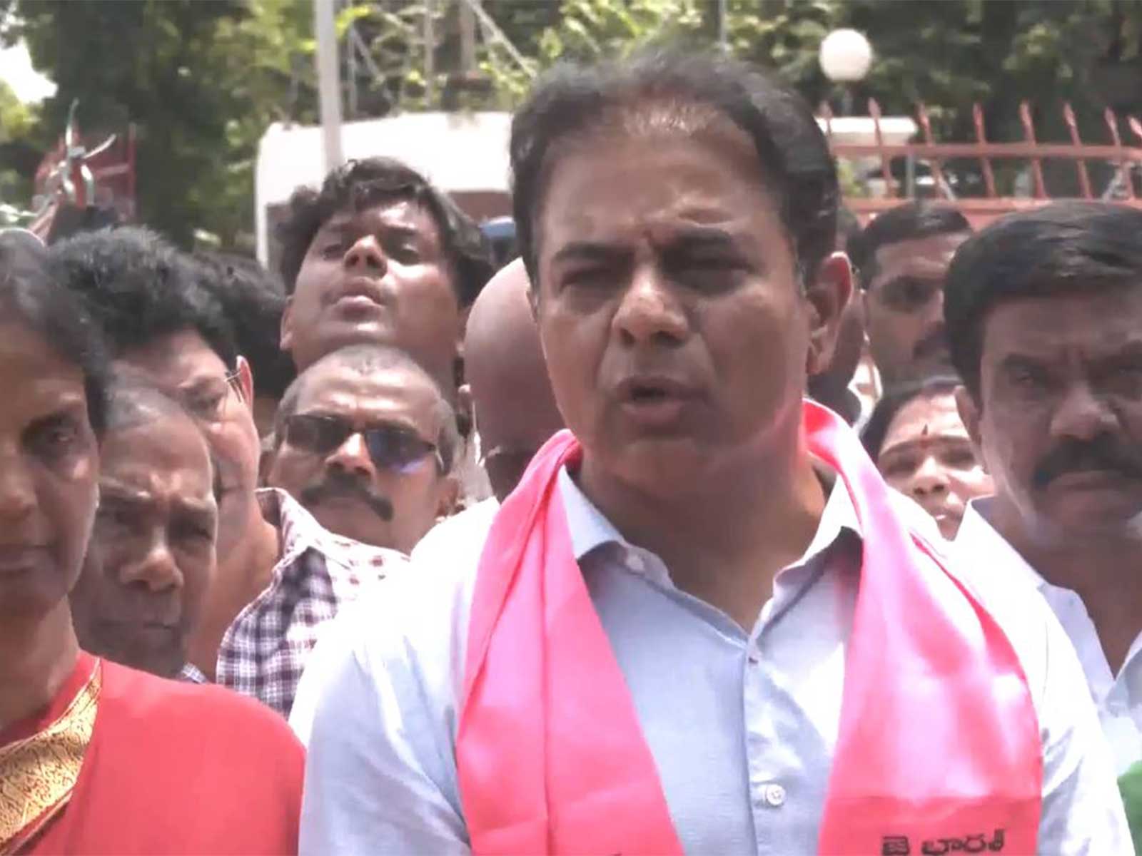 BRS working president KT Rama Rao (Photo/ANI)