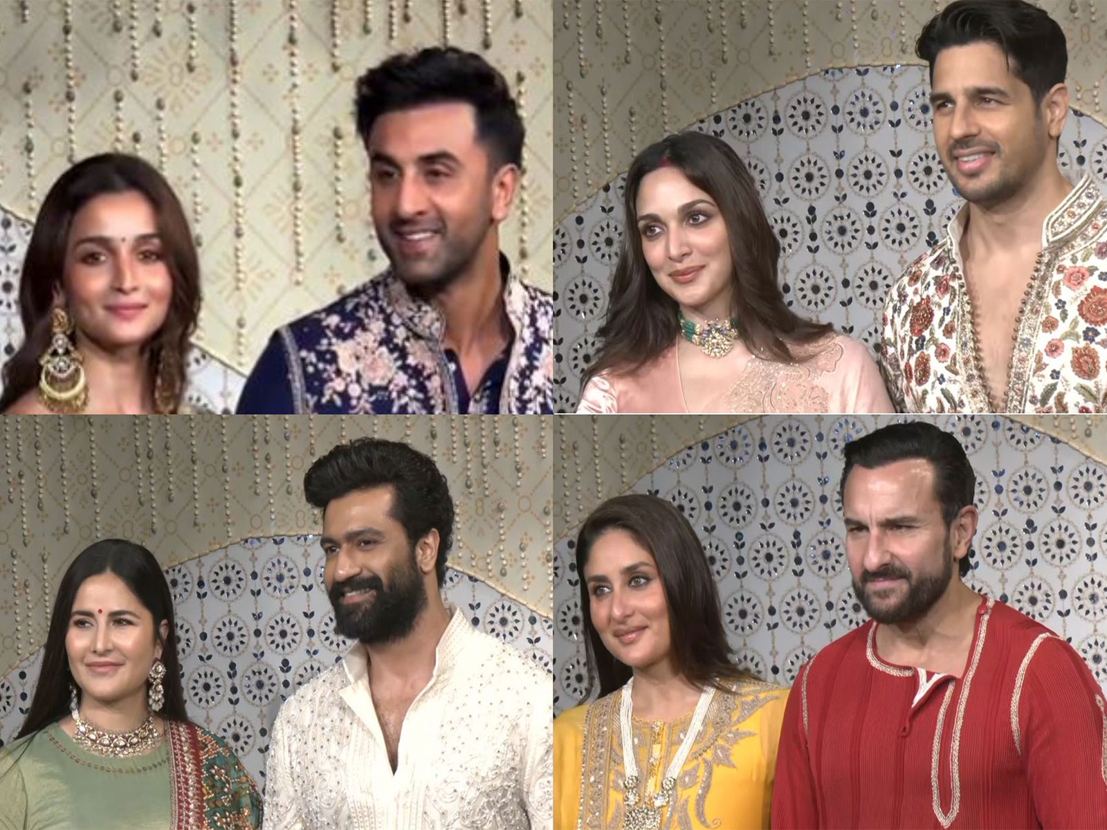 Bollywood stars attend Ambanis' Ganesh Chaturthi celebrations (Photo/ANI) Bollywood stars attend Ambanis' Ganesh Chaturthi celebrations (Photo/ANI)