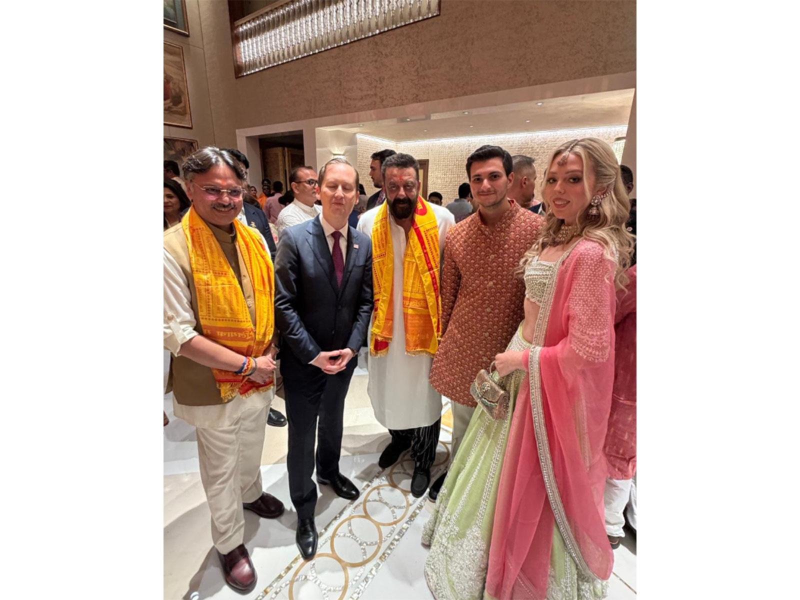 Sanjay Dutt with Tiffany Trump, Michael Boulos, US Ambassador to India Sergio Gor, Rajeshwari Singh (Photo/X/@@duttsanjay) Sanjay Dutt with Tiffany Trump, Michael Boulos, US Ambassador to India Sergio Gor, Rajeshwari Singh (Photo/X/@@duttsanjay)