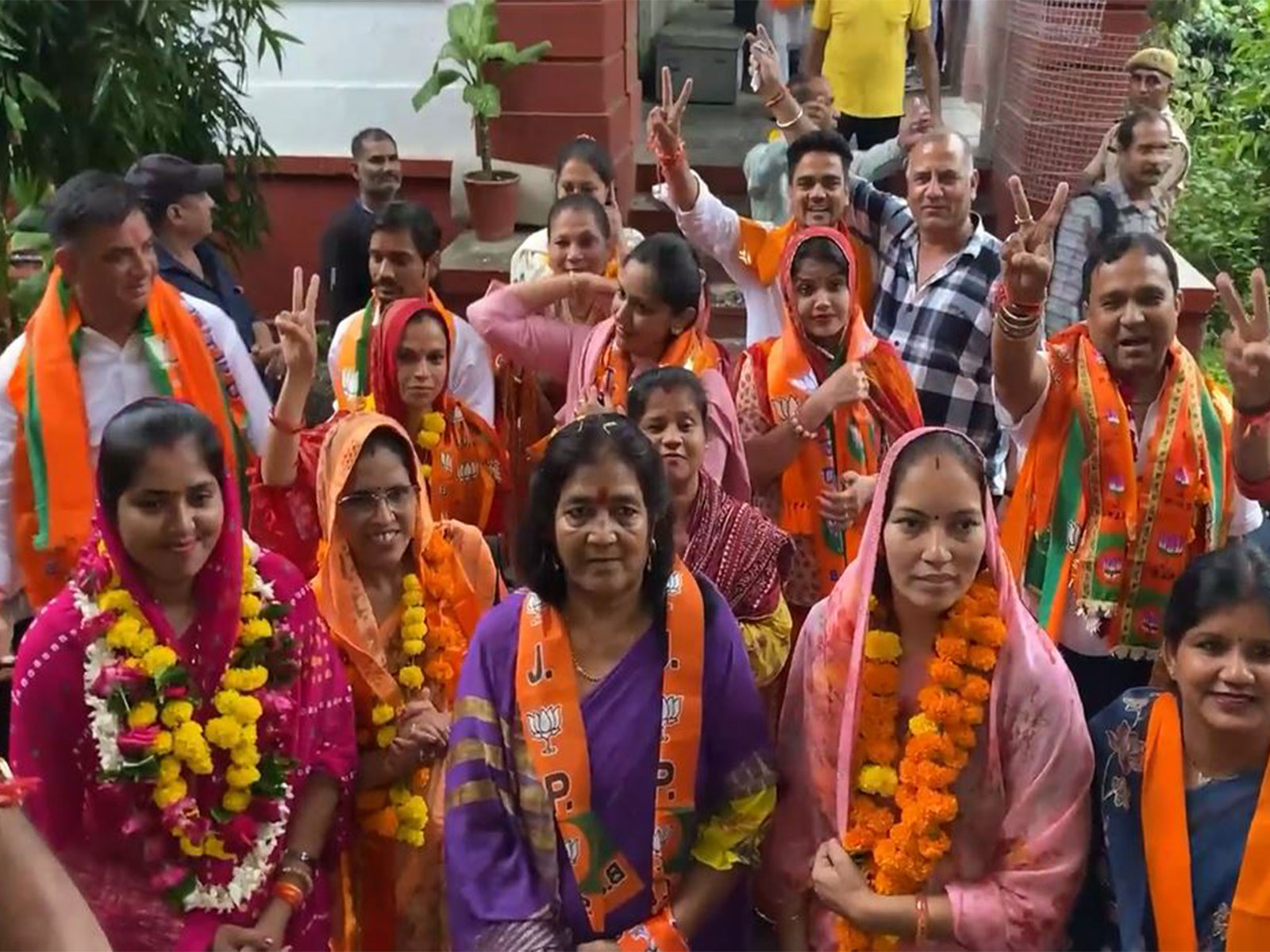 BJP wins 53 wards in Udaipur Municipal Corporation elections (Photo/ANI)